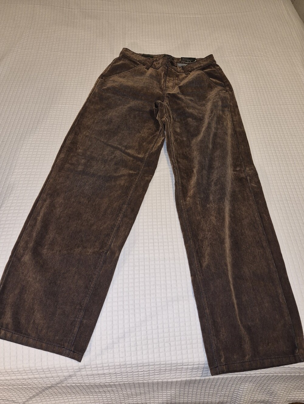 wild fable Brown Corduroy  women’s Pants - Straight Cut